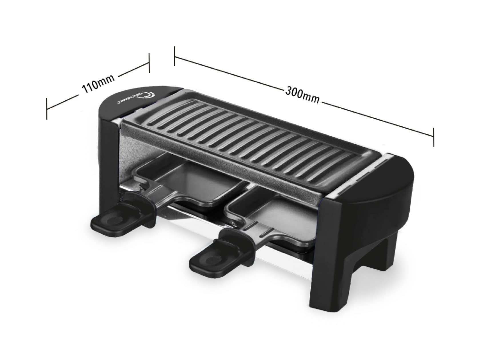 8617 Raclette 2 Meuuh…!, Appareil À Raclette 1-2 Personnes, Grill