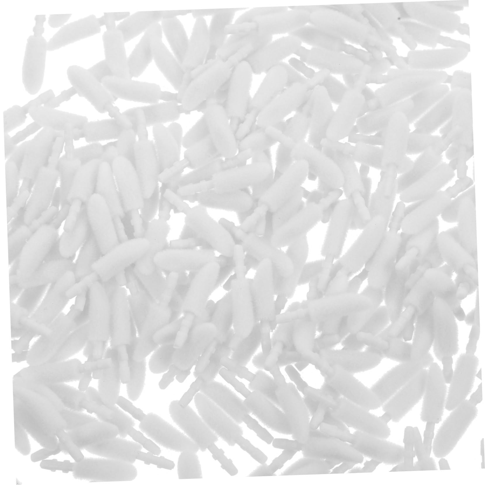 Mikinona 300pcs Soft Lip Brush Replacement Heads Ideal for Lipstick and Lip Gloss Makeup Brush Sets for Women Skin-friendly and Easy to Use