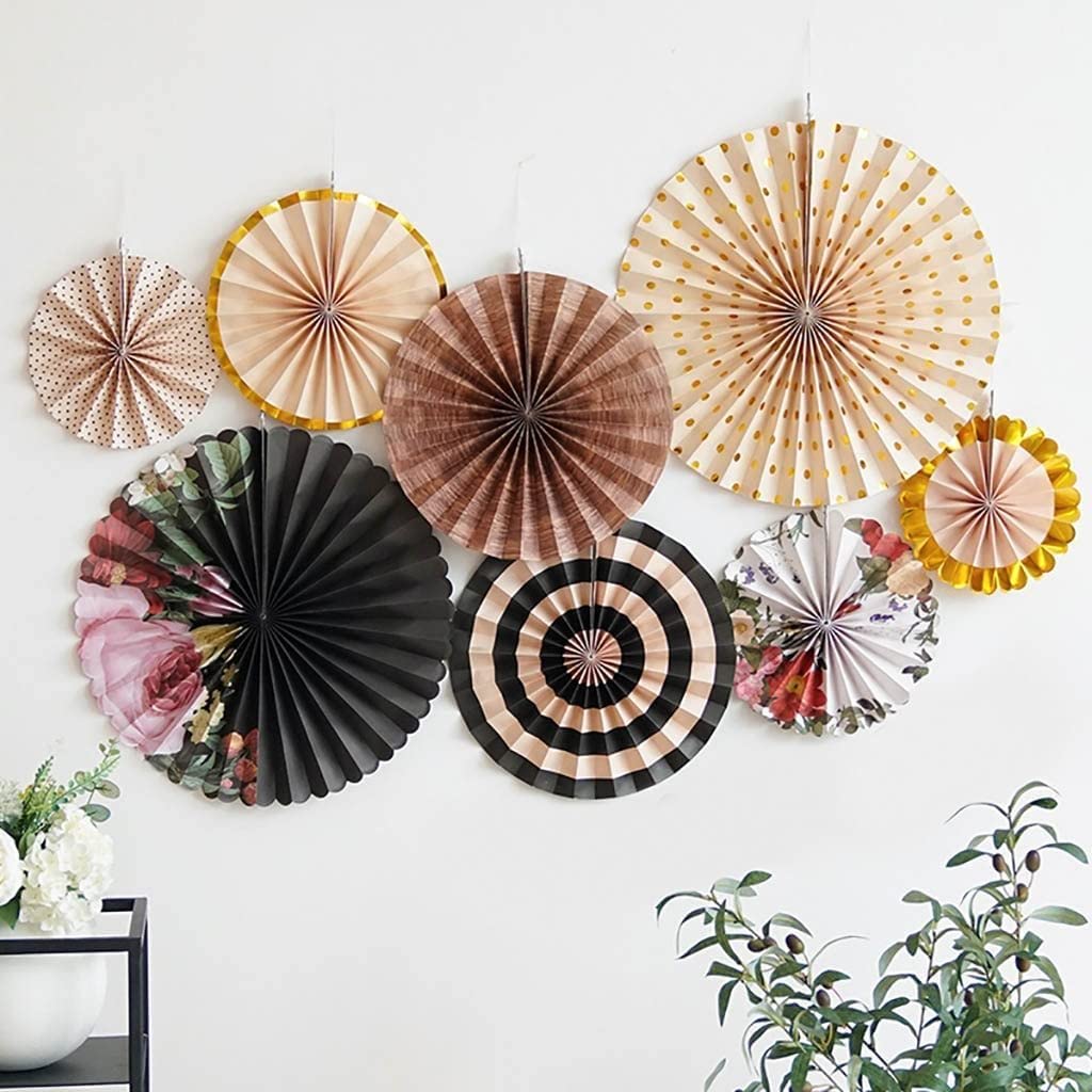 Set Fiore di Fiore di Carta Floreale abbronzante Nera di 8 proposte di San Valentino.