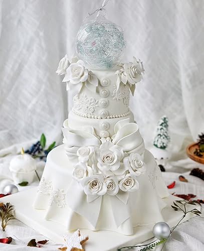 Miniatura 7 de Flor Azúcar vid comestible encaje real pastel de boda silicona en relieve molde de impresión fondant decoración Medallón molde goma pasta cupccake