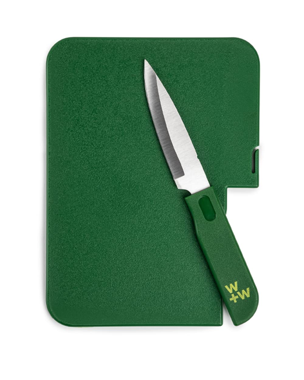 Core Kitchen Bar Board with Built-In Knife, Green, Small 210607
