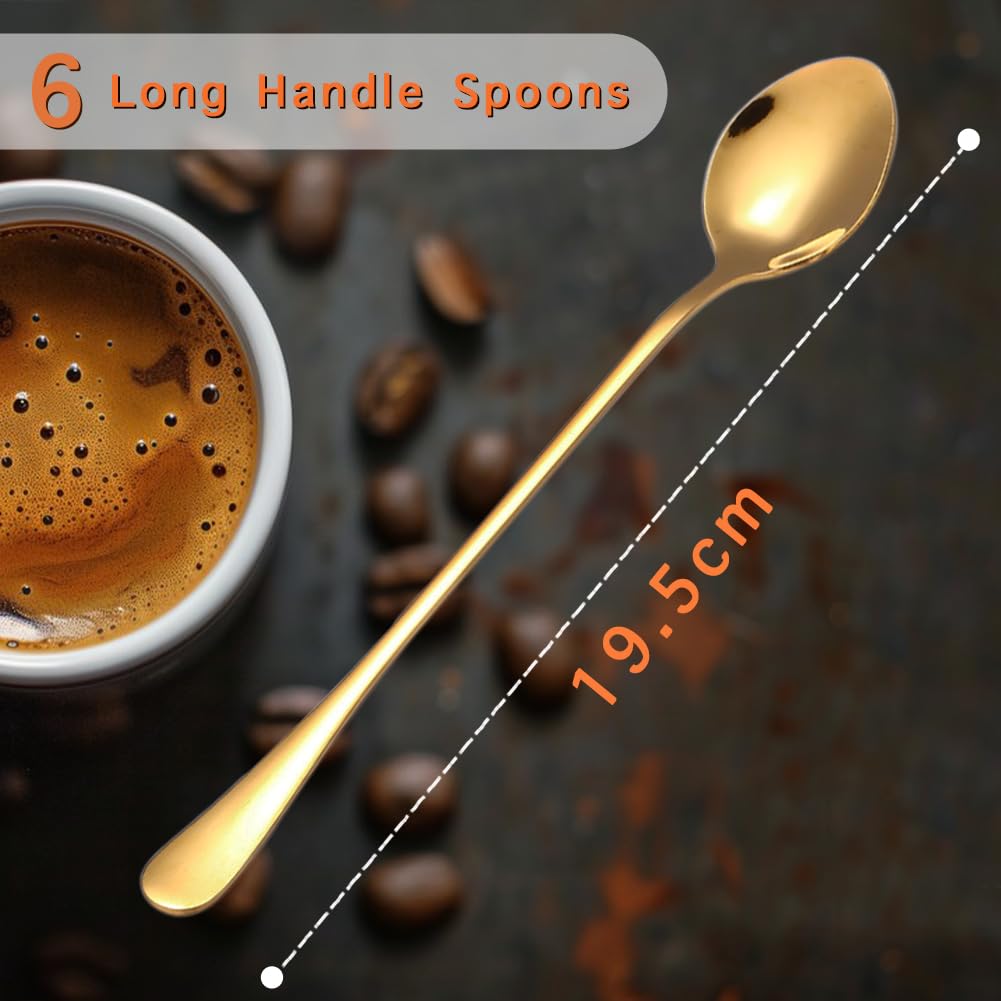 COM-FOUR® 12x Espressolepels Van RVS - Stijlvol Tafelbestek In Een Eenvoudig Design Theelepels Dessertlepels Theeservies
