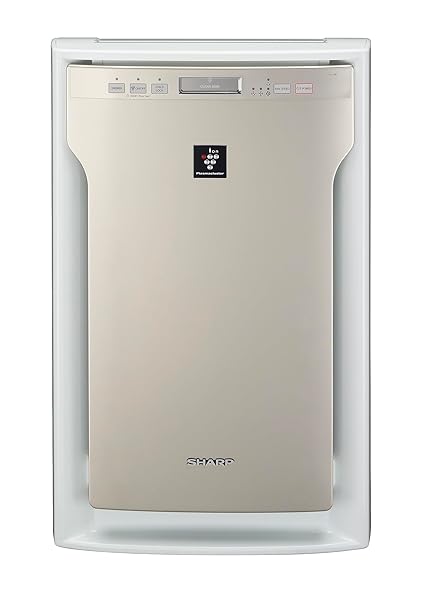 SHARP Professional Air Purifier for Home I Multi-Stage Purification with HEPA+Carbon+Pre-filter & Plasmacluster (Remove Mold, Bacteria, Virus, VOCs) | Traps 99.97% Impurities I Cover: 680 ft (Gold)