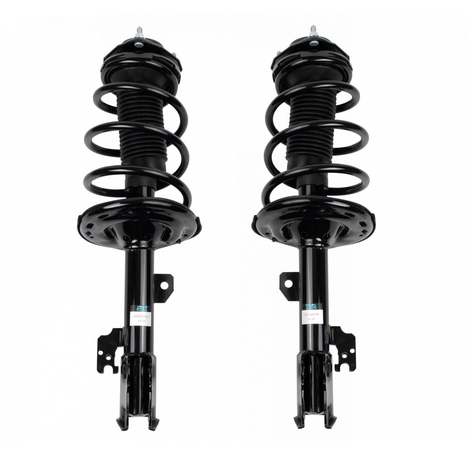 TRQ Front Driver and Passenger Side Strut and Spring Assembly Set Loaded