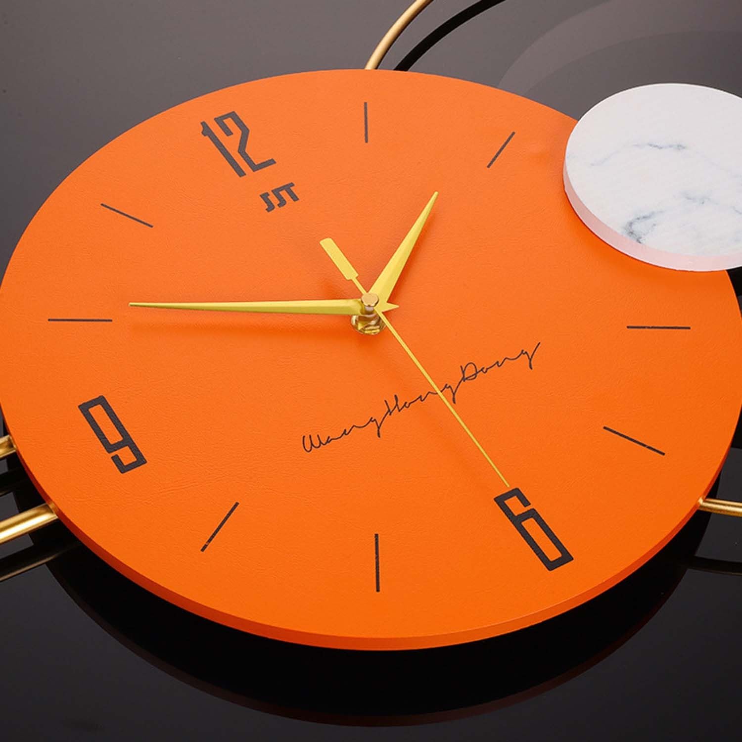 Reloj de pared con péndulo, moderno, decorativo, silencioso, de madera, para sala de estar, dormitorio, oficina, hogar, funciona con pilas, reloj de pared clásico con péndulo
