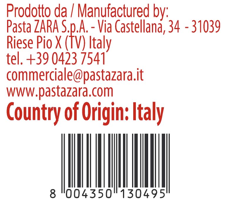 Image of Pasta Zara- Authentic Italian Pasta- Penne Rigate 500g