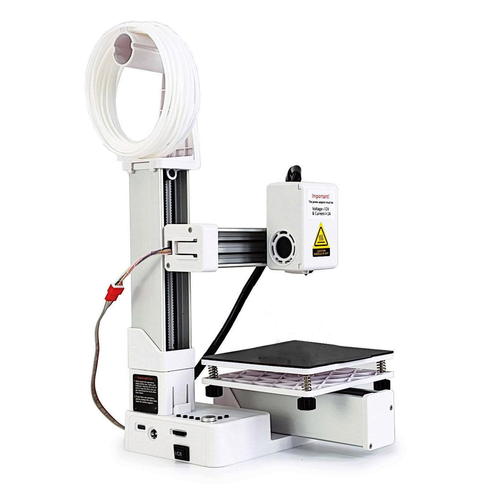 Kavolet Frequenzmultiplex-3D-Drucker, Hochpräzise, ​​schnell Erhitzende, Kompakte 3D-Druckmaschine für den Bildungsbereich, Speziell für Anfänger Konzipiert, Liefert Hohe (EU-Stecker)