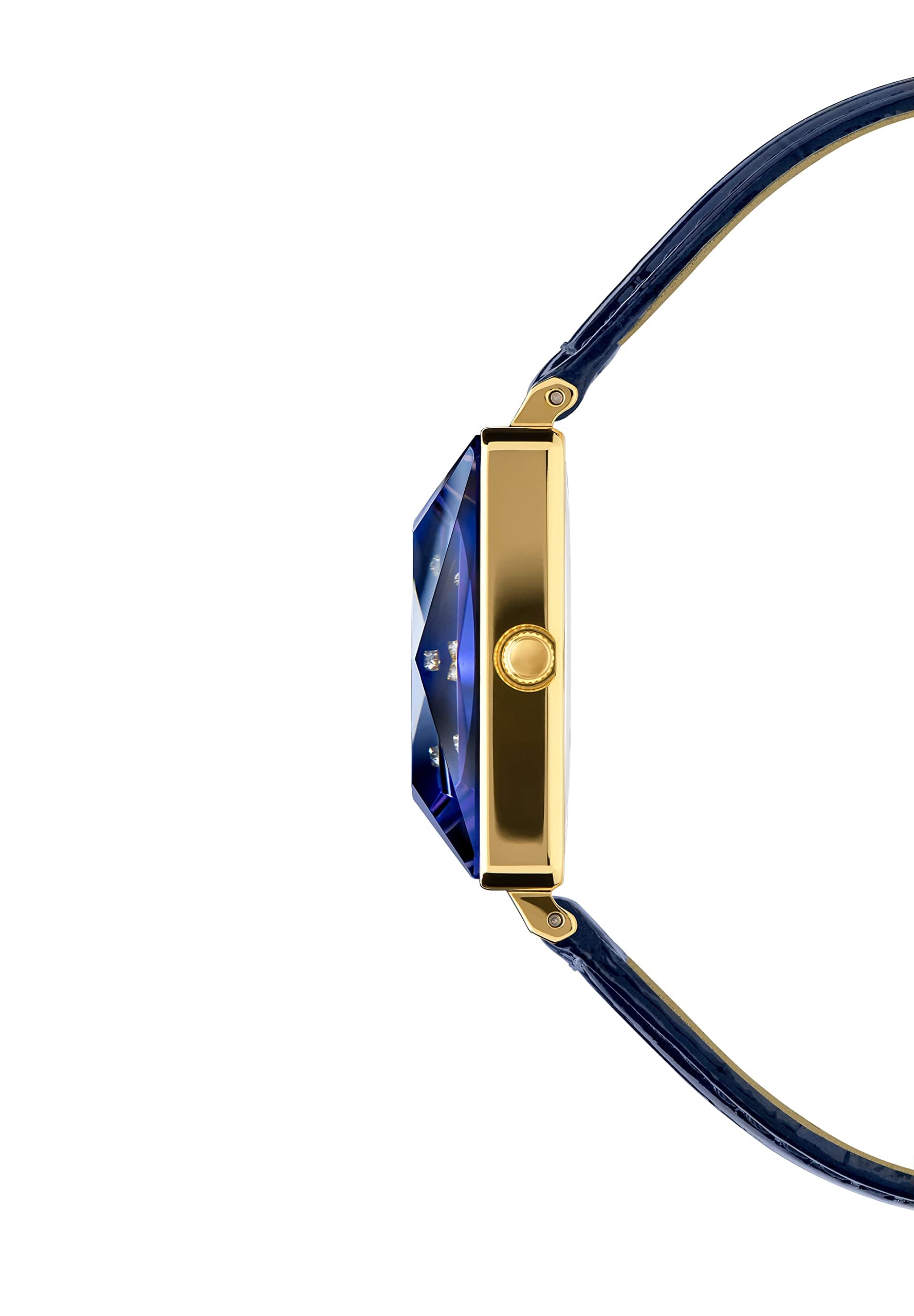 JOWISSA Blau/Gold Facet Princess Schweizer Damenuhr J8.061.M