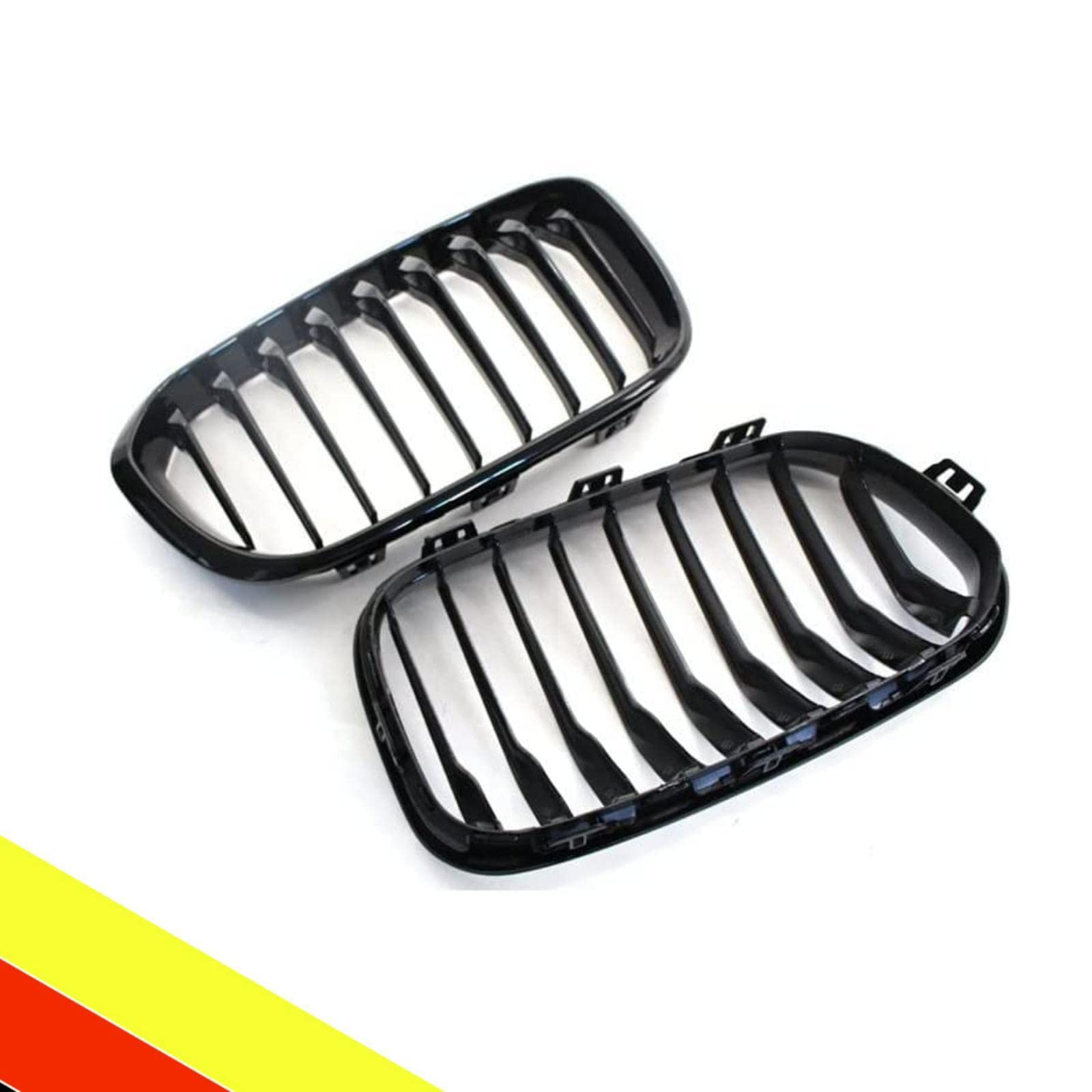 POETRYXIAO Griglia Radiatore Rene Sport Nero Lucido Ponte Singolo per Serie 1 F20 F21 2015-2018,Adatto per Tuning