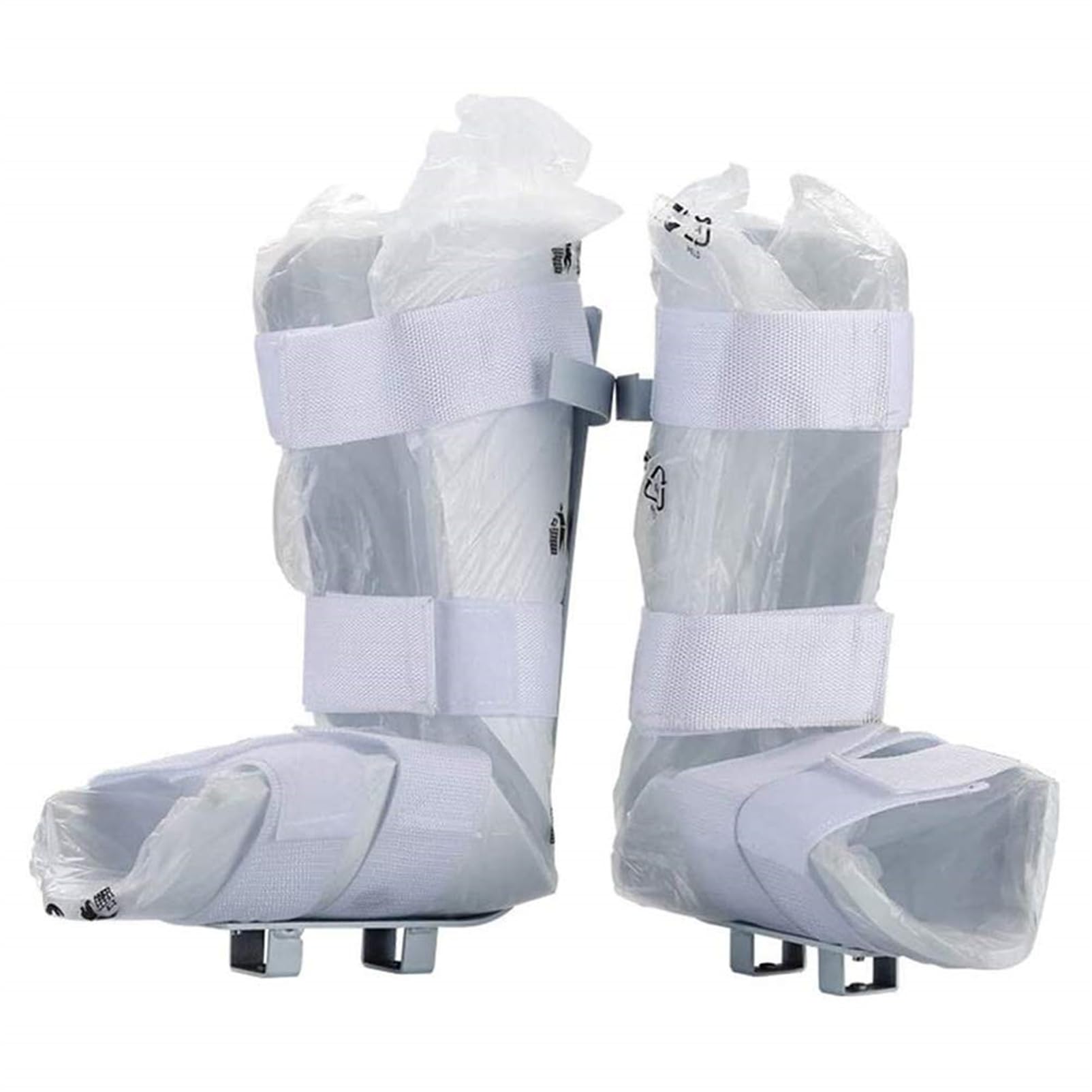 Rehab Mini Stepper Elektryczny rower treningowy z pedałami, wygodny stabilizator/stabilizator nóg do kinezyterapii i trener pedałów roweru rehabilitacyjnego, trener rehabilitacyjny do PE (biały 33