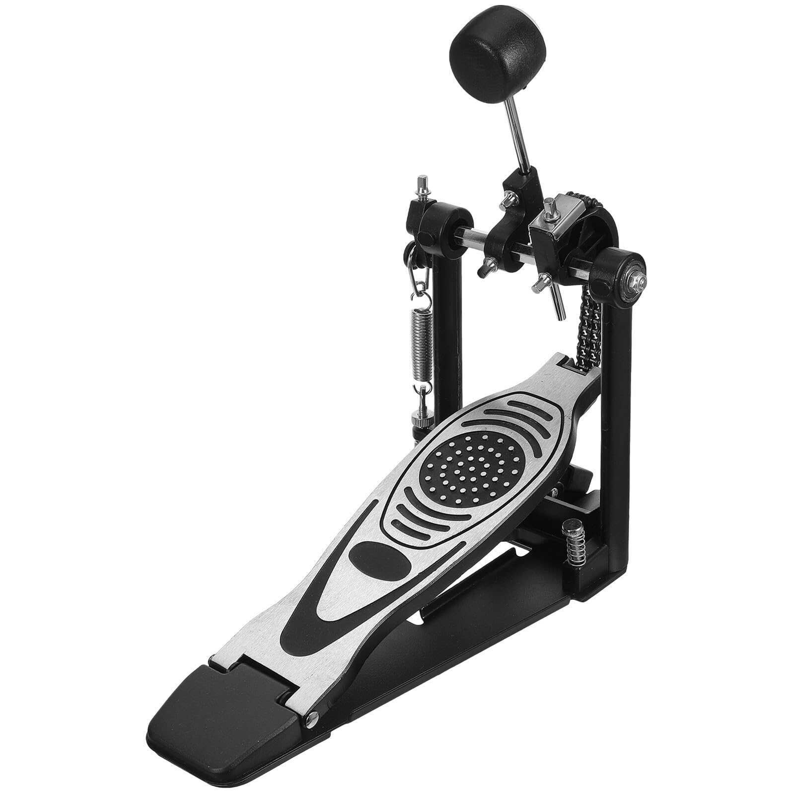 Pédale de Grosse Caisse Simple en Alliage D’Aluminium, Accessoire Batterie Robuste et Léger, Réponse Rapide pour Pratique et Performance Musicale, Compatible Kit Batterie,