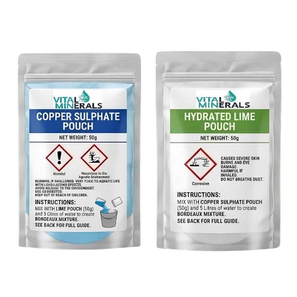 Vital Minerals Copper Sulphate & Lime Mixture 10L Solution for Trees Fruits Fungicide