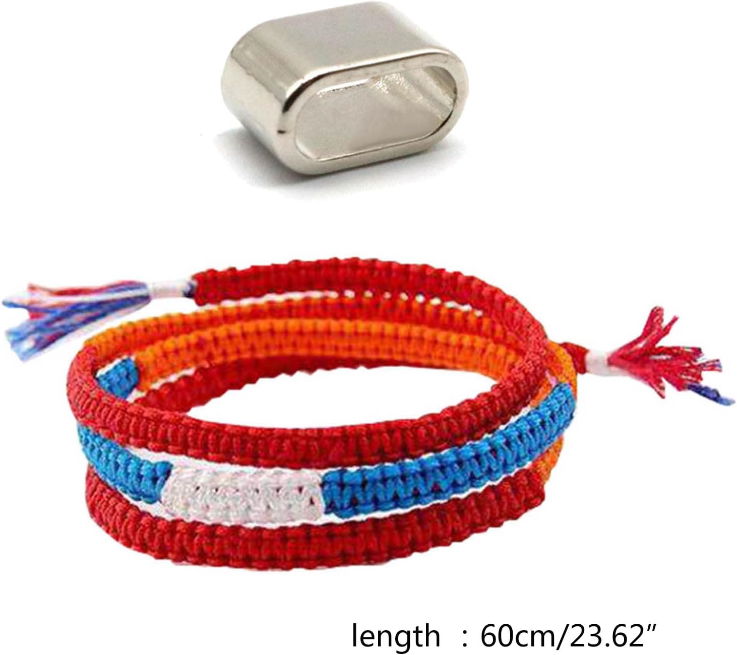 Japanese Animation Inspired Bangle Authentic Kumihimo Woven Wristband Accessory for Anime Lovers Anime Cosplay image 3