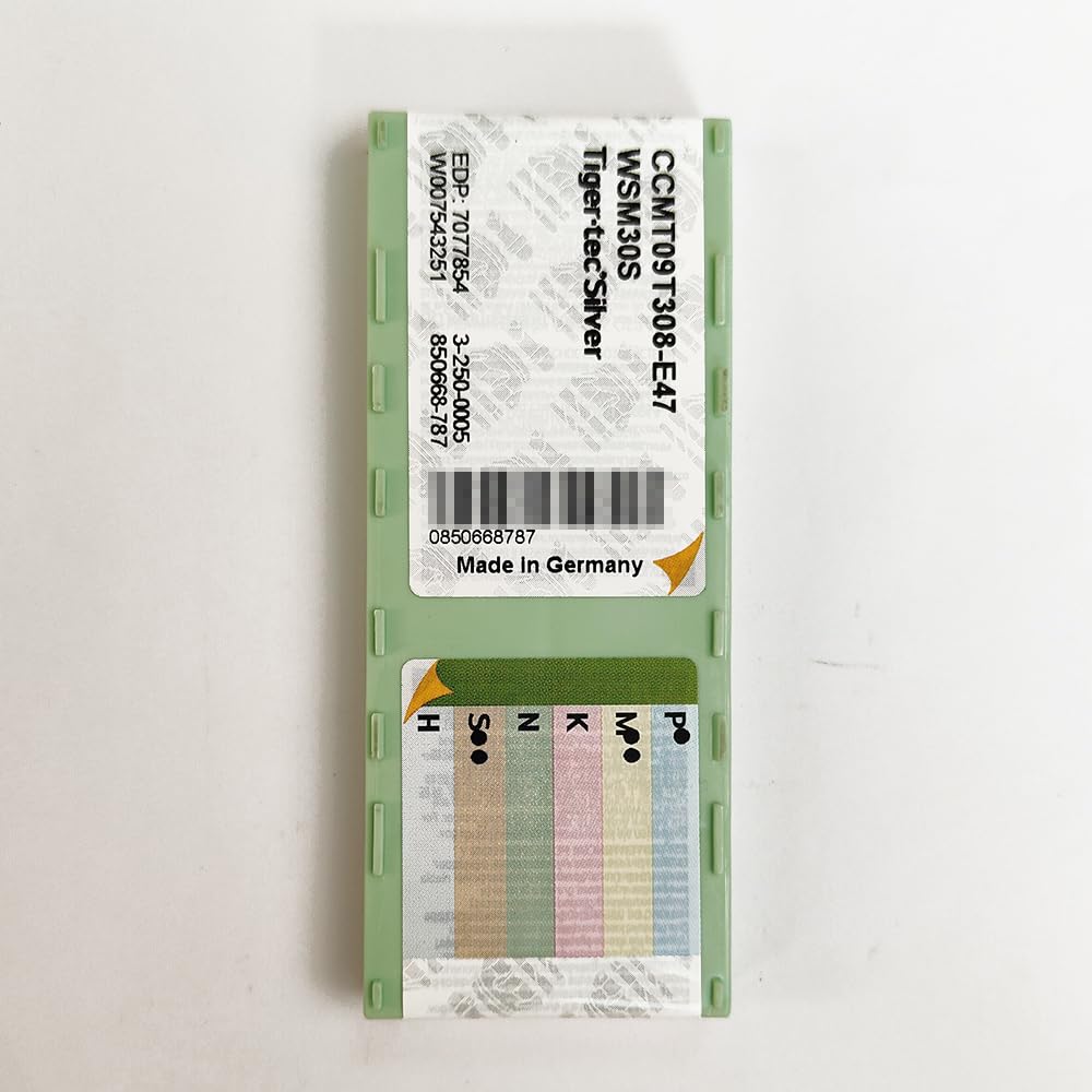 HUAZHICHUN CCMT09T308-E47 WSM30S Milling Inserts Turning Tools