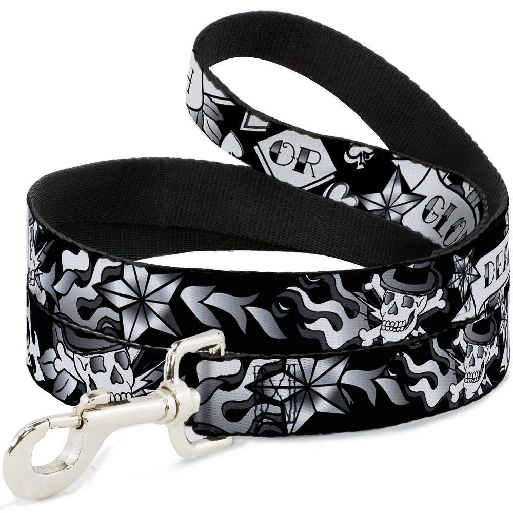 Laisse pour chien pour la ville et la balade Buckle-Down Death Or Glory