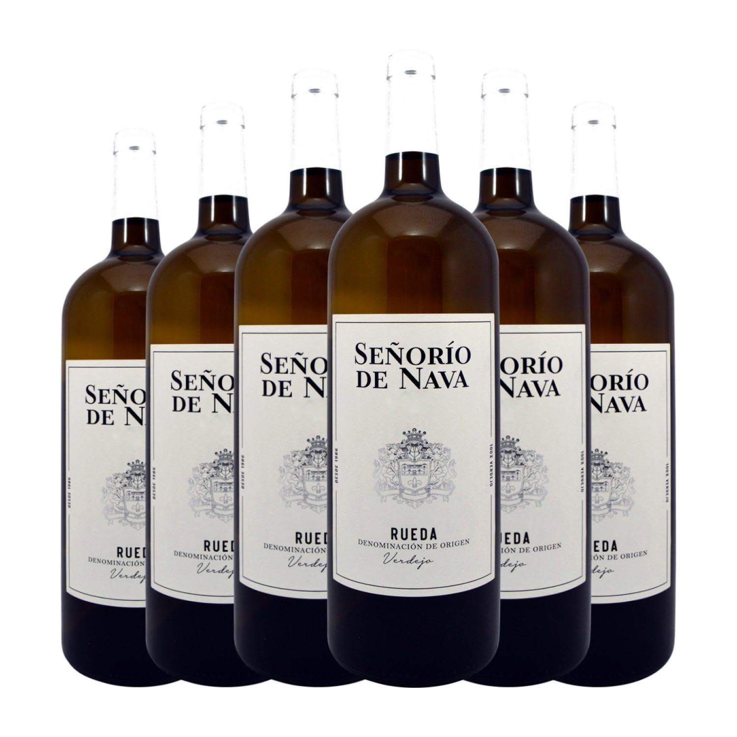 Señorío de Nava Verdejo Rueda Botella Magnum 1,5 L Vino blanco (Caja de 6 Botella Magnum de 1,5 L)