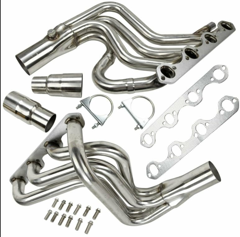 Exhaust Headers Manifold For Ford F150 F250 Bronco 5.8L 1987-1996，For Ford F-150 F-250 Bronco Pickup Truck 1987 1988 1989 1990 1991 1992 1993 1994 1995 1996 F150 F250 Exhaust Manifold Header