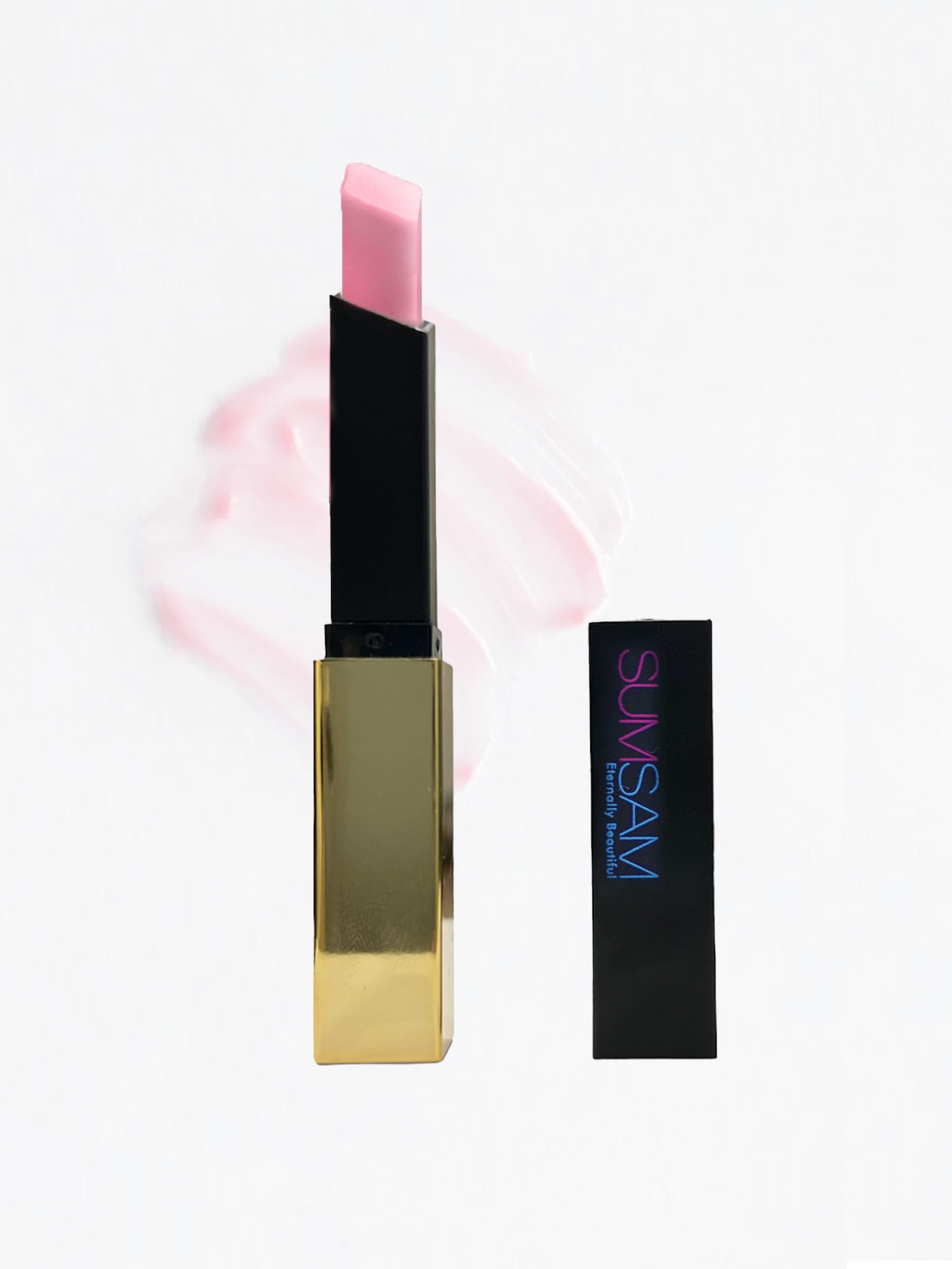 Sumsam Treat me Better Lip Balm Organic Vegan & Cruelty free with soft formula for non-sticky Hydrated and soft lips 3ml -Transparent-101-Treat Me better