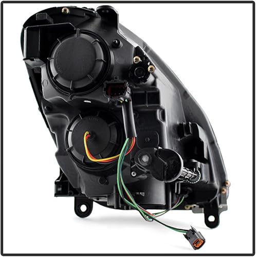 Miniatura 5 de ACANII - Para [modelo HID/Xenon] 2005-2006 Infiniti G35 Sedan G35X faros delanteros negros par conductor + lado del pasajero