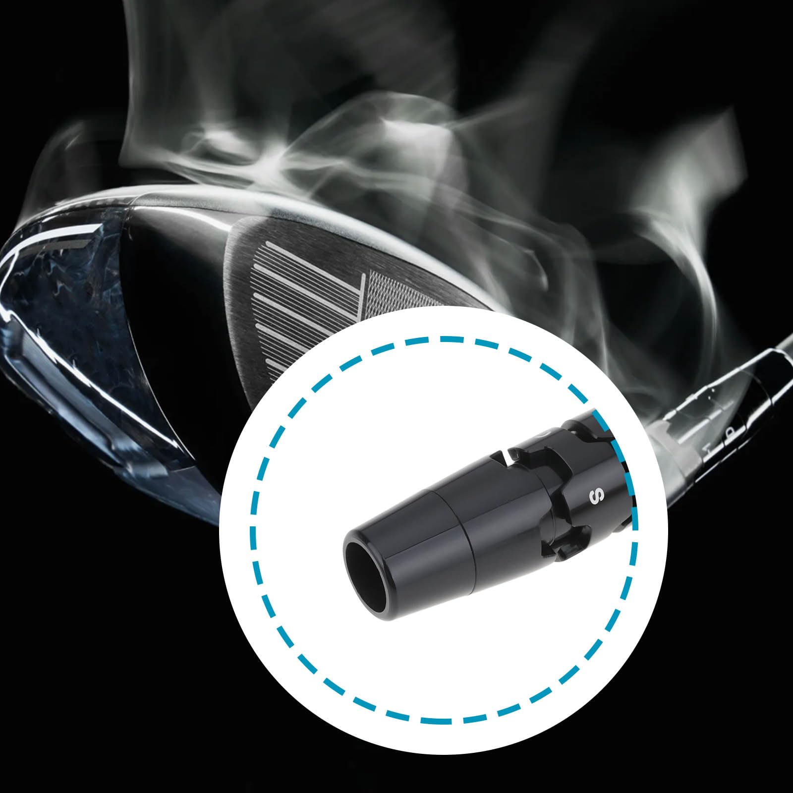 ECSiNG Golf Schaftadapter 0,350 Zoll Kompatibel mit Callaway Ai Smoke Paradym Mavrik Rogue Driver und Fairwayhölzer