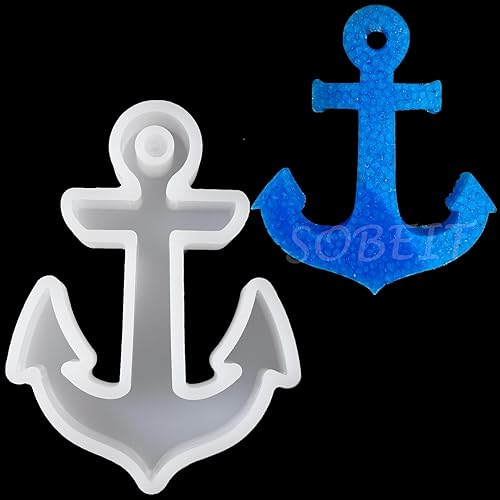 SOBEIT Molde Freshie de silicona para coche, molde de silicona para freshie, molde de resina epoxi de silicona para hacer aromas de cuentas, velas,