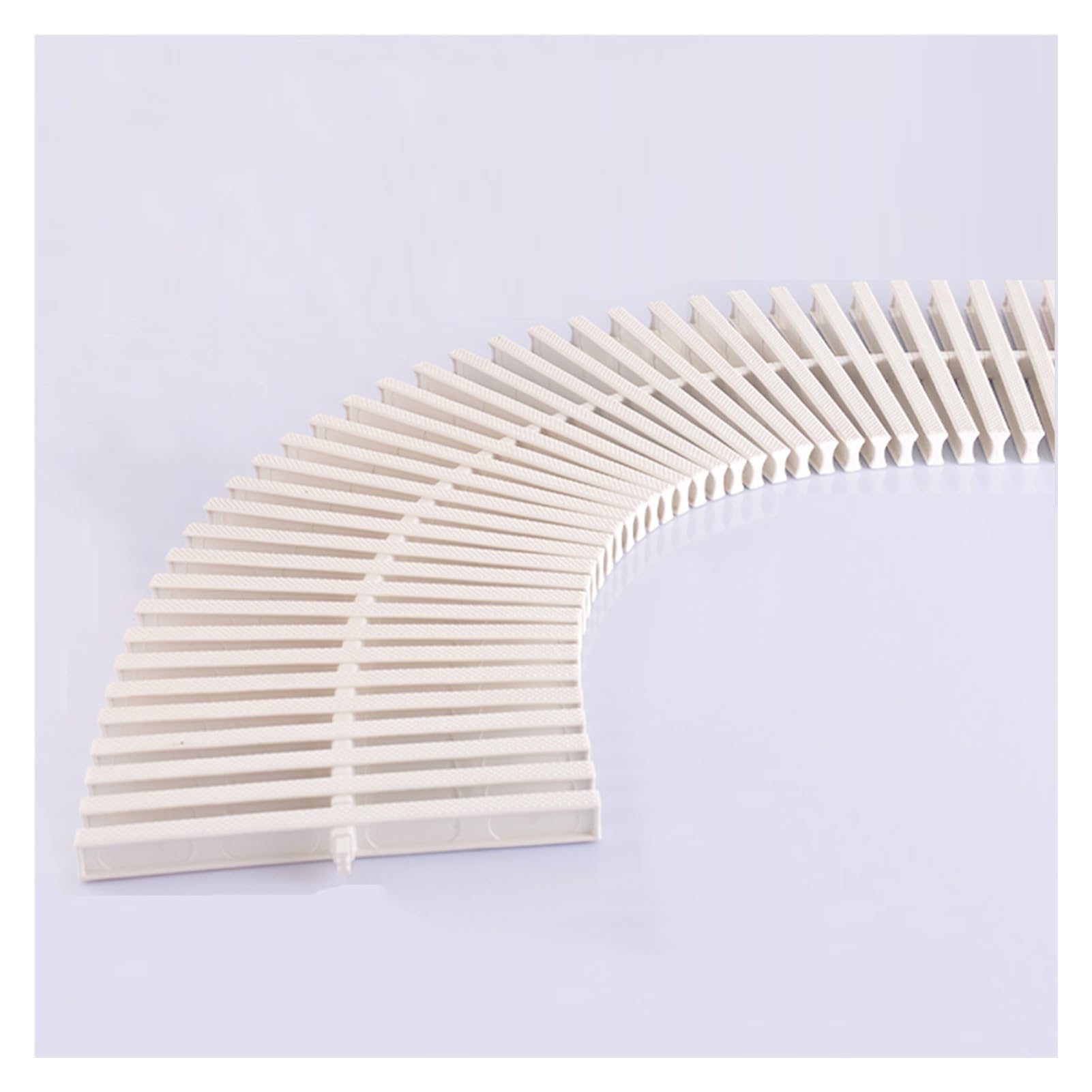 LWJSOCP Swimming Pool Grates,Swimming Pool Drain Grate Cover - White Overflow Gutter for Pool Drainage, Multiple Widths Available (Pack of 10-9.8in) - Durable, Easy Install, Ideal for Pool Safety