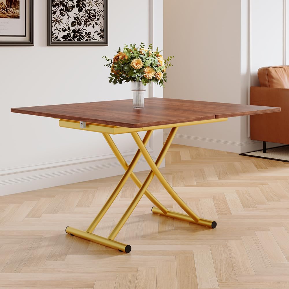 Amazon.com - Vohward Adjustable Height Coffee Table, Folding