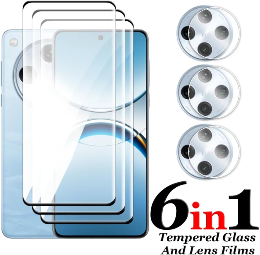 for Oppo Find X8 Pro, Glass 3D Curved Full Cover Screen Protector Tempered Glass Lens Film image 2