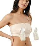 Simple Wishes Hands-Free Pumping Bra - Comfortable, Adjustable, Customizable - Converts Nursing Bra or Maternity Bra to Breast Pump Bra - Bra for Breastfeeding Pumps for Women - L+ - Pink | Convert Any Nursing Bra to Pump Bra, Fits XS–Plus in Two Adj