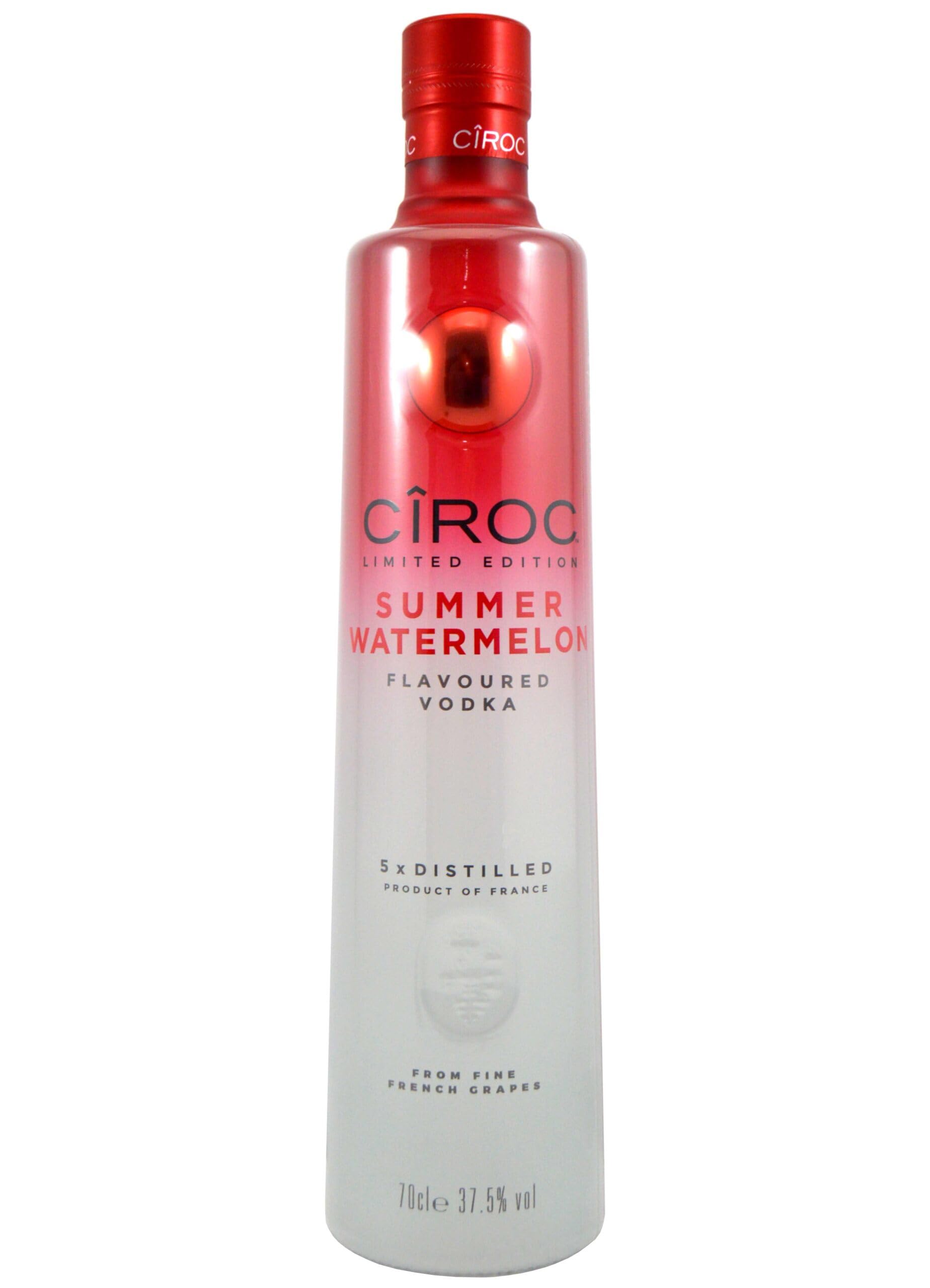 Cîroc Watermelon - Vodka francés con sabor a sandía Edición limitada, 70 cl