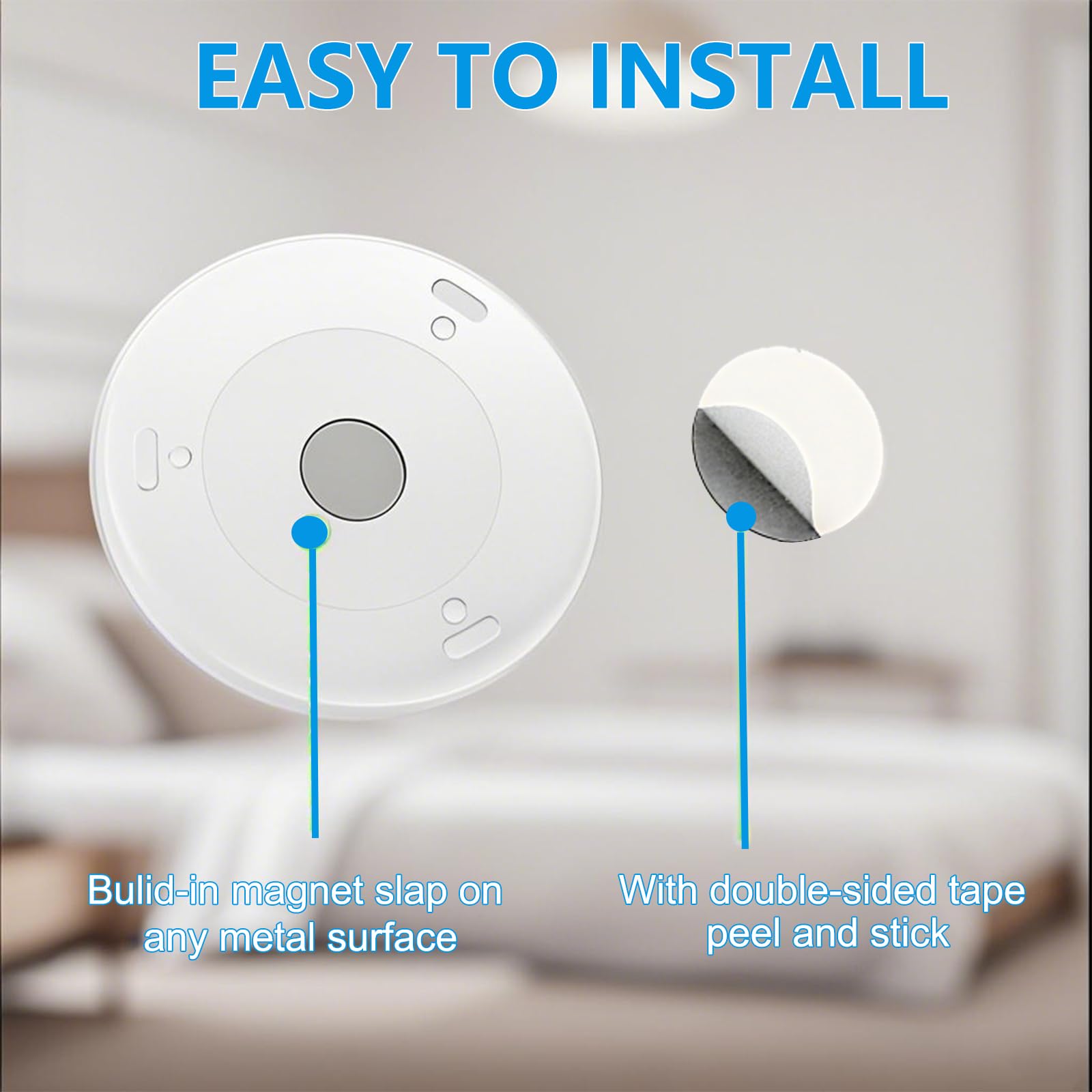 Luz LED para armario con Sensor de movimiento PIR, 6 /10 leds, Sensor automático, luc para armario, cajón, lámpara de luz nocturna para lámpara de interior - AliExprs 39