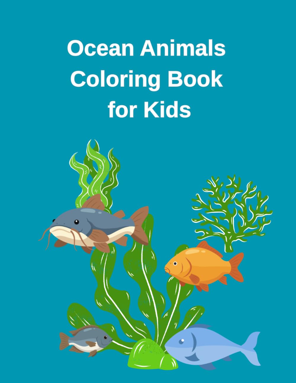 Ocean Animals Coloring Book for Kids