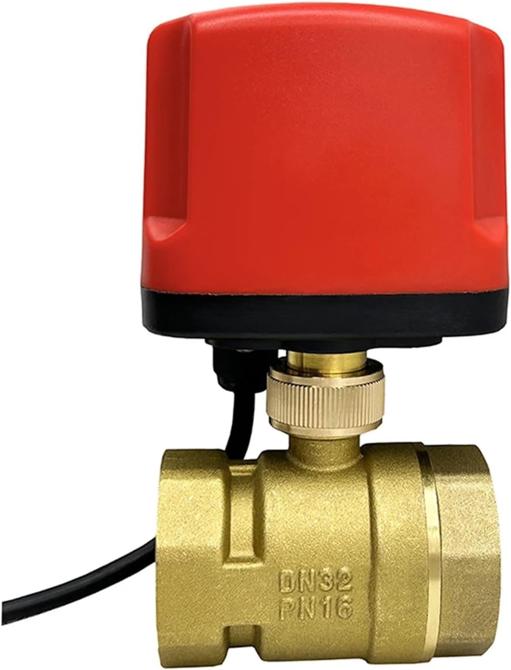 DN15 DN20 DN25 DN40 Motorized Ball Valve Big Torque Metal Motor Brass Electric Ball Valve 3-Wire Or 2-Wire 1Pcs(DN15,12VDC_CR04)