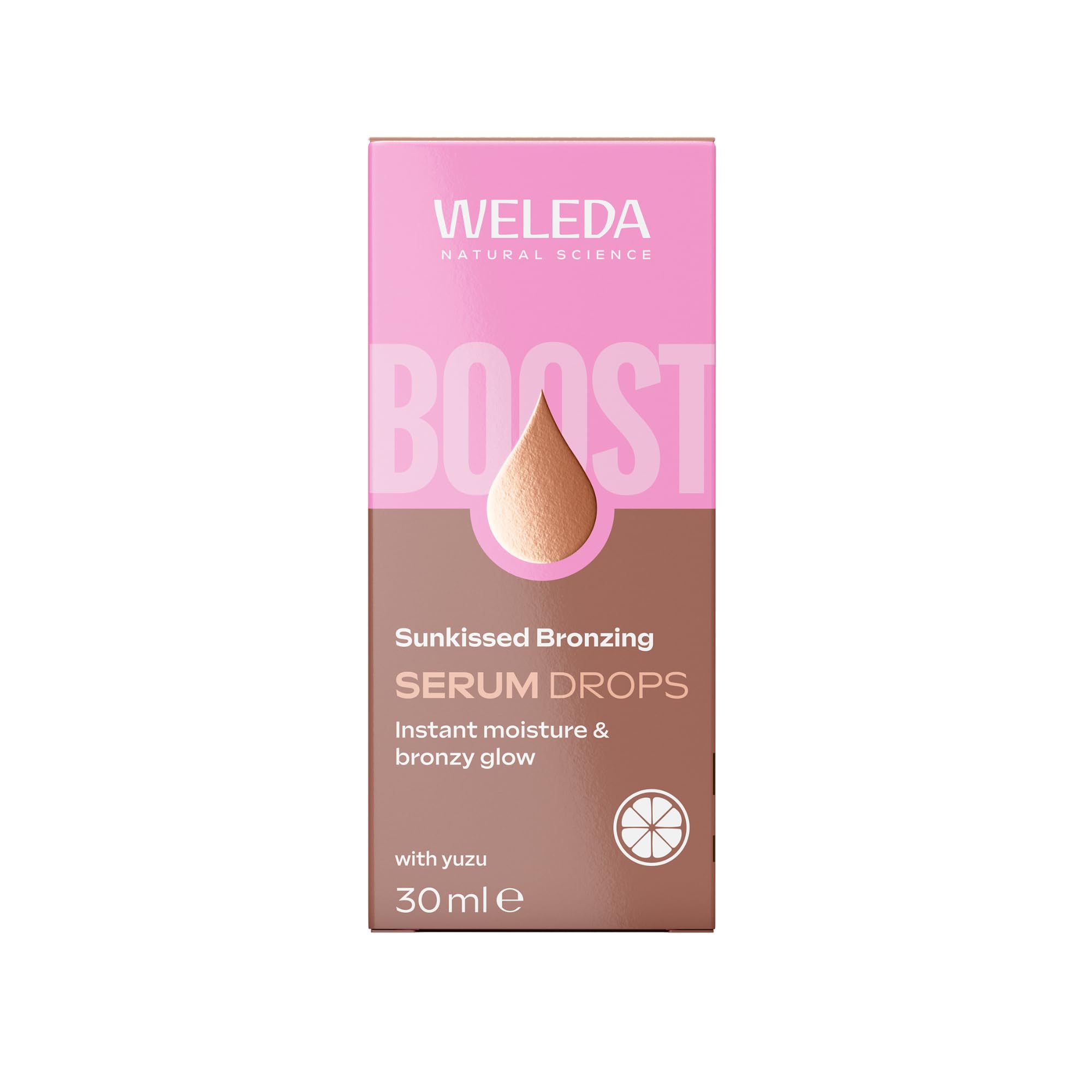 WELEDA Siero Bronzing Booster Drops, nutre intensamente la pelle e le dona un aspetto radioso, come baciato dal sole (1x 30 ml)