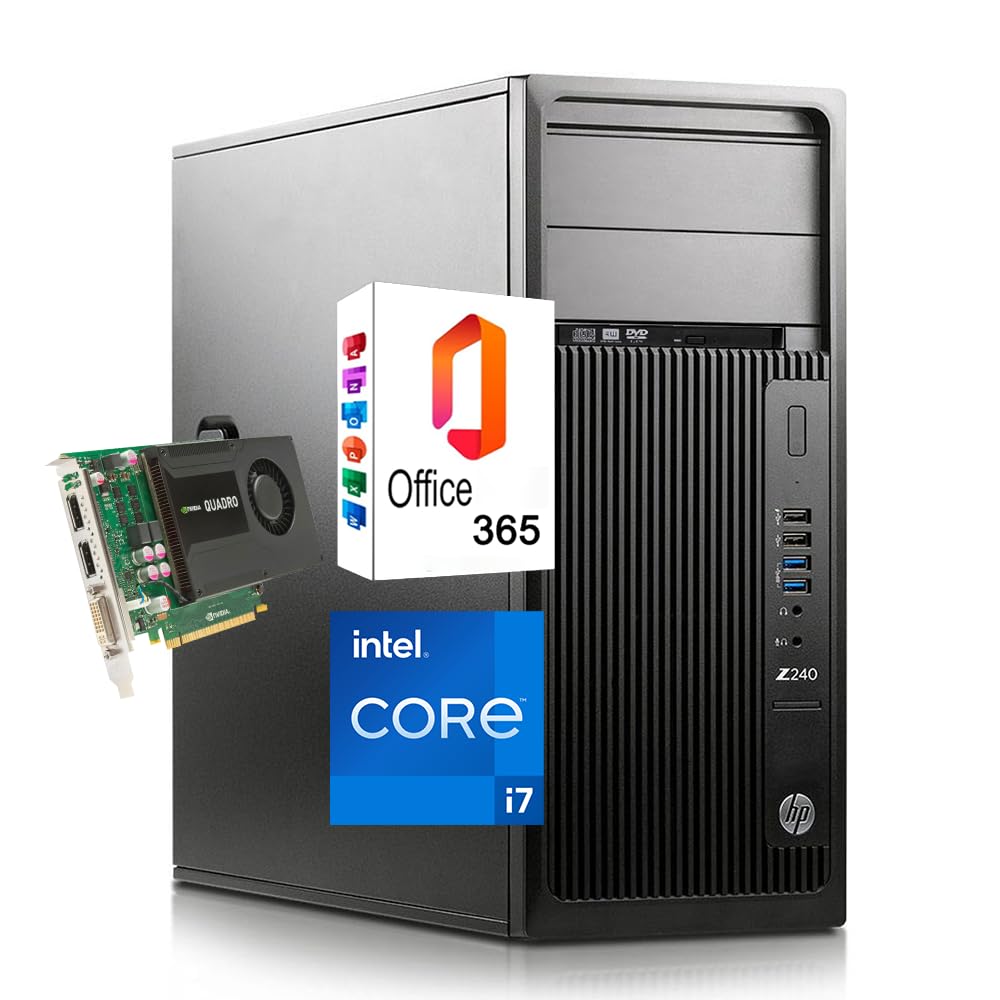 HP Workstation Z240 PC RICONDIZIONATO, Processore core i7-6700K