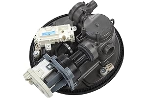 Whirlpool OEM Dishwasher Pump and Motor Assembly (WPW10605057)