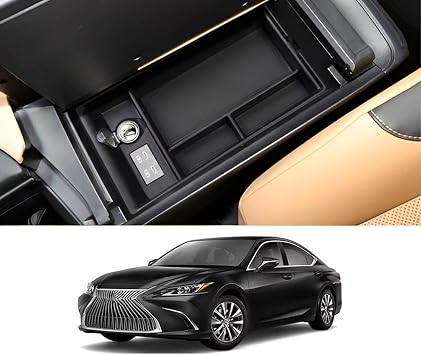 Fit for Lexus ES XZ10 2019-2025,Armrest Storage Box,Center Console Tray Accessories,Organizer Case Center Console,Armrest Box Tray Center Console,Car Supplies