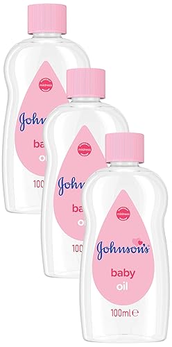 Johnson's Baby Oil, 100 ml (Pack of 3) - 100 millilitre (Pack of 3) - Baby Oil