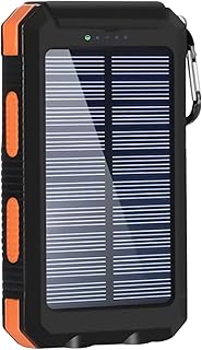 Batteria esterna solare - Power Bank 20000mAh wireless portatile | Ricarica rapida con la torcia, custodia impermeabile resistente alla polvere shock per campeggio escursionismo viaggio telefono