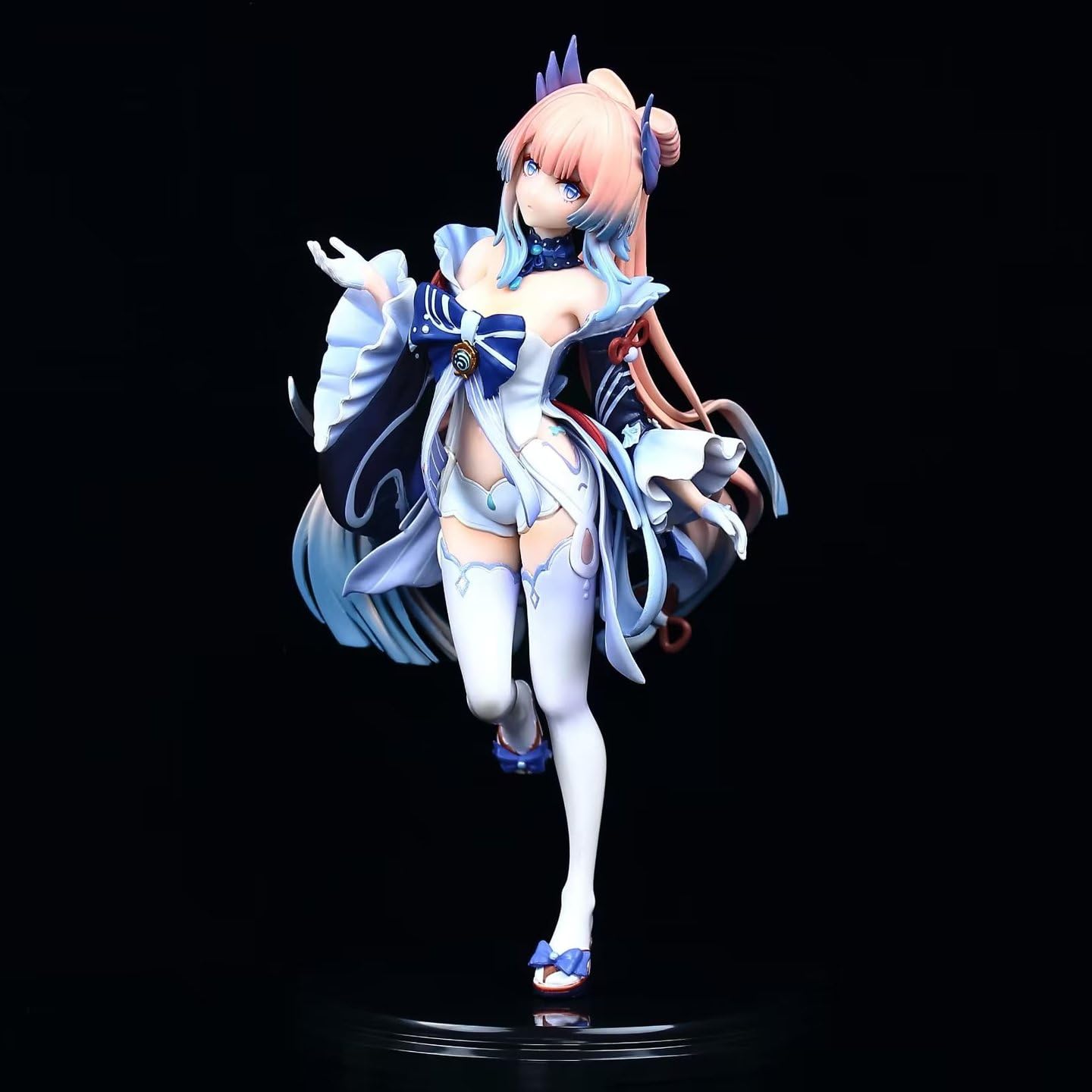 REOZIGN Genshin Impact Figures, Sangonomiya Kokomi Statue 26cm/10.2 Inch Anime Characters Figurine Ornament Action Figure Model Desktop Decoration Gift