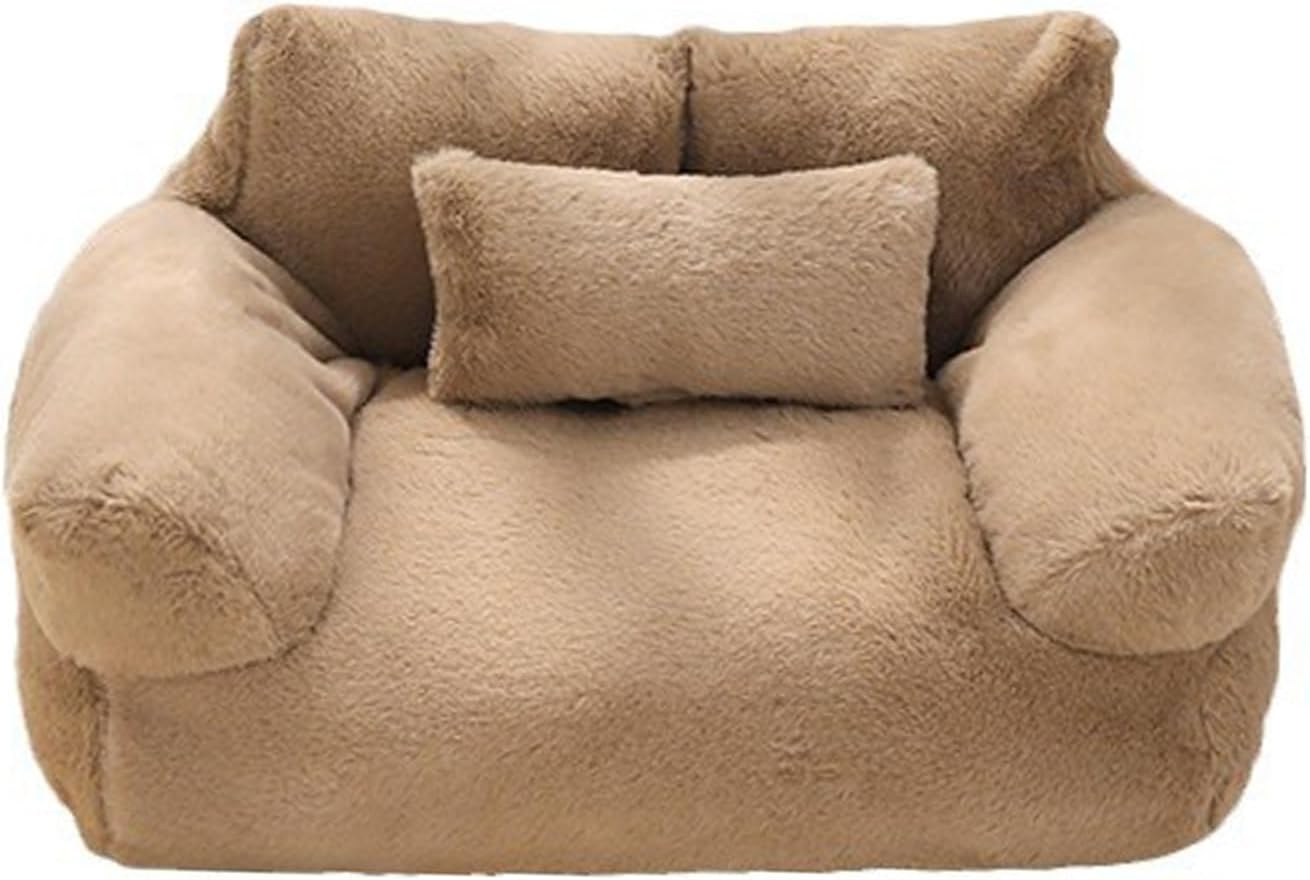 Pet Dog Nest Cats Bed Winter Cats House Plush Dog Sofa Bed Thicken Comfortable for Big and Media Dogs
