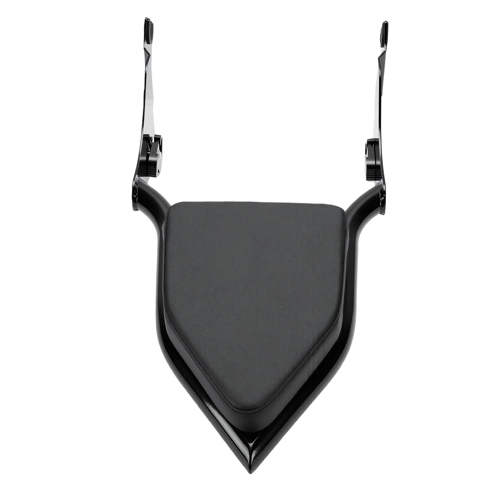 Tnfeeon Respaldo Trasero Desmontable para Motocicleta con Cojín de Cuero PU Transpirable y Revestimiento Impermeable para Touring Electra Glide FLHR FLHX FLHT FLTR 2009-2025