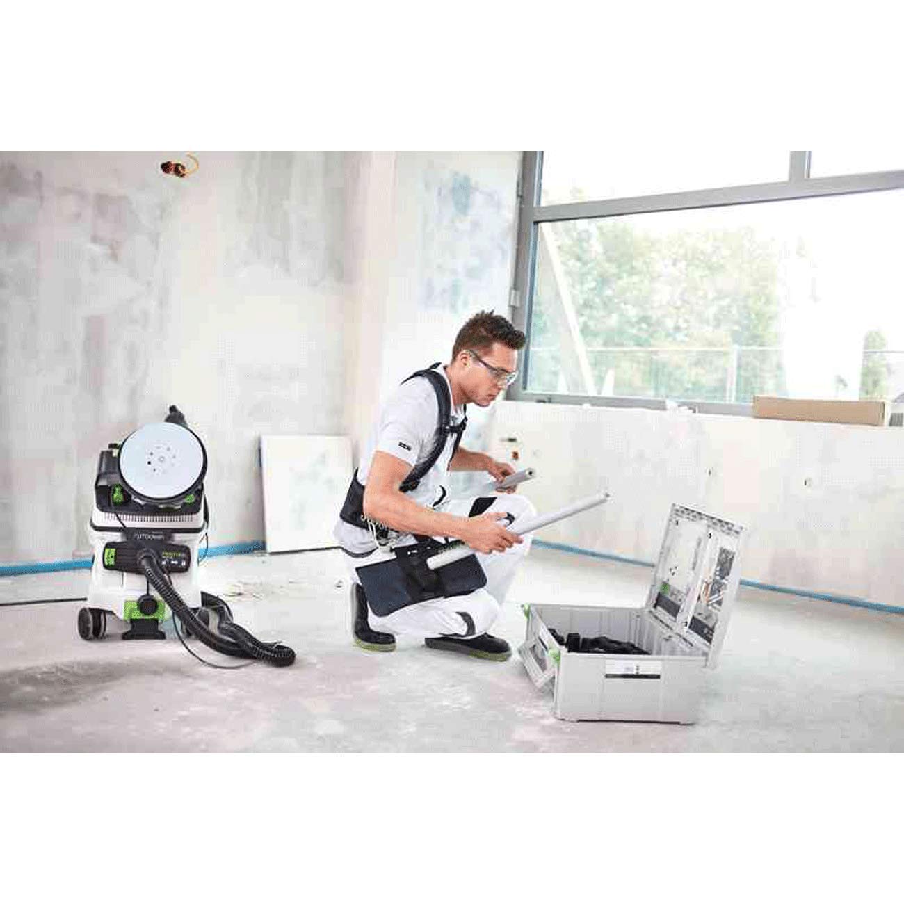 Festool Langhalsschleifer LHS-E 225/CTM 36-Set PLANEX Wandschleifer