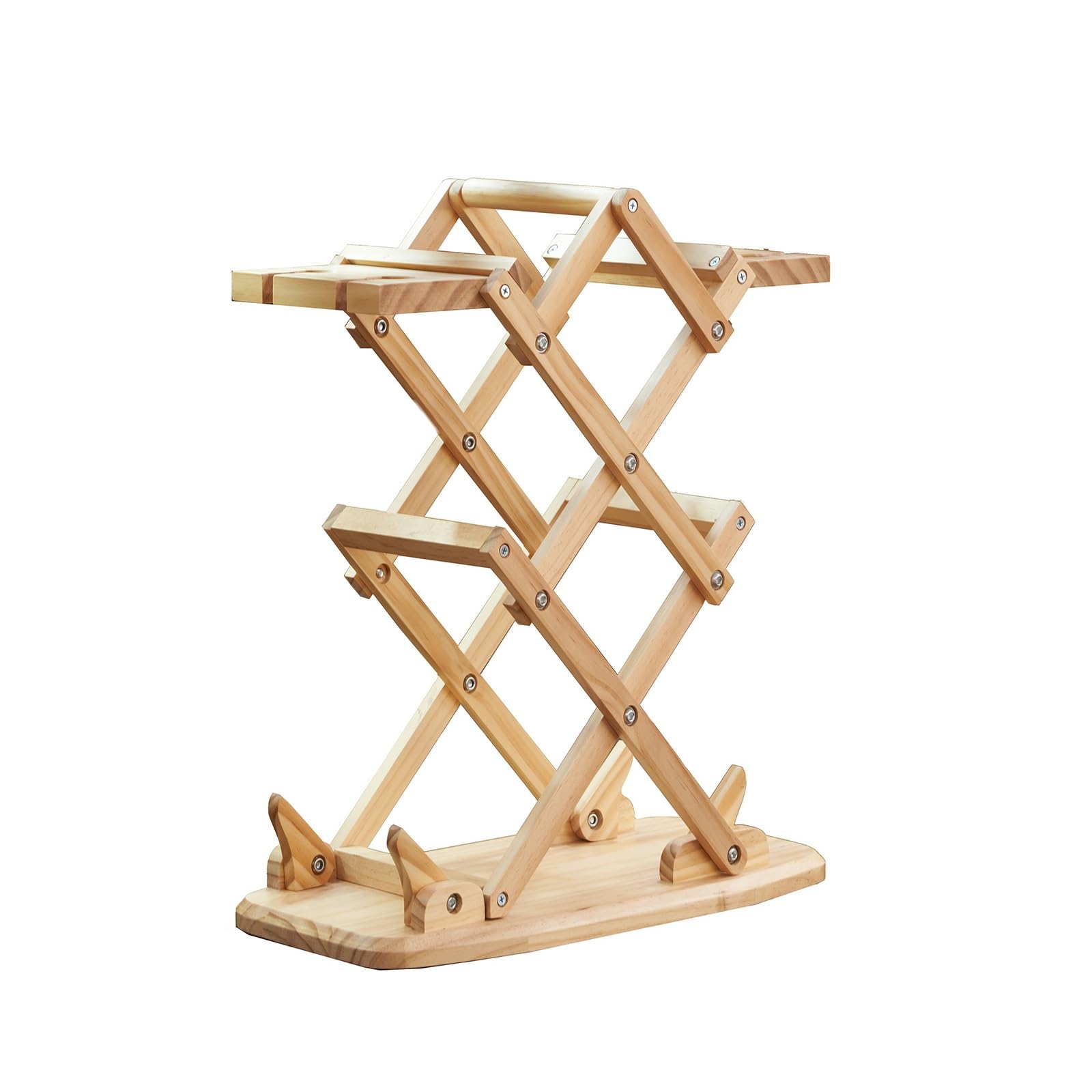 Casier à vin en Bois, avec poignée, Facile Assembler