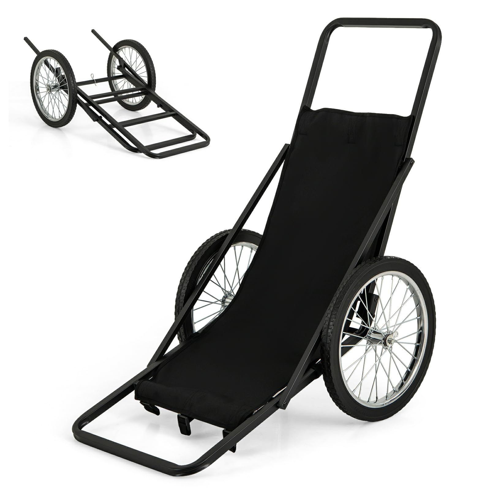 Moccha Deer Cart, 500 LBS Folding Game Cart with Polyester Liner, 20