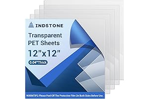 INDSTONE Clear PET See-Through Walls Sheet
