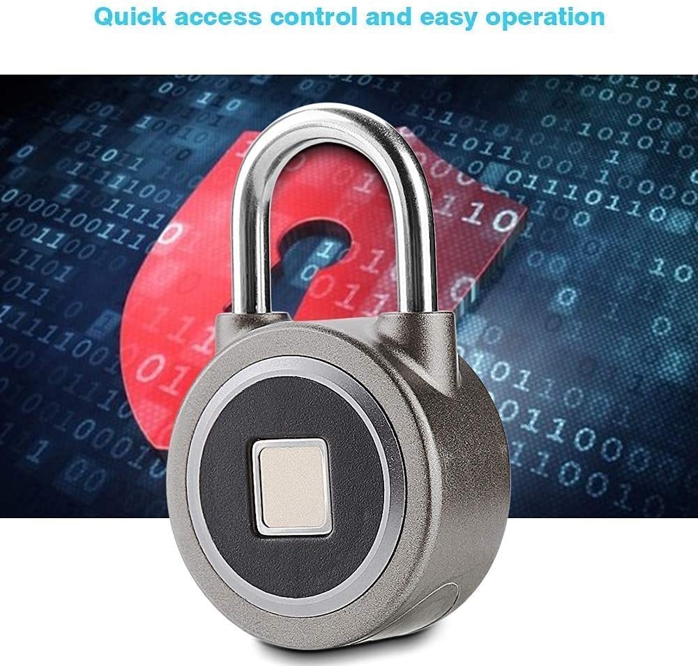 Smart Fingerprint Lucchetto, Sicurezza Impermeabile Impermeabile Anti-furto Anti-furto Biometrico Impronta Digitale Biometrica Touch Lock