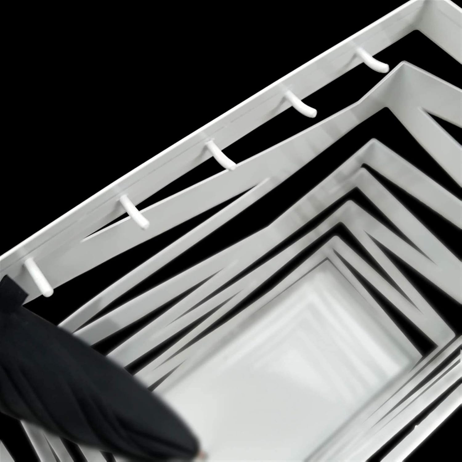 Umbrella Stand - Iron Floor Parasol Holder, 40x20x60cm Storage Rack, Stylish Umbrella Bucket for Home/Office, Durable & Space-Saving Design