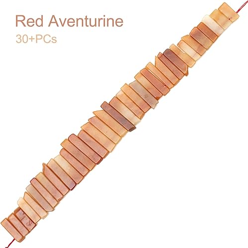 Miniatura 8 de Dijes de piedra de cristal natural real para hacer joyas más de 30 piezas de palos de cristal de colores mixtos a granel para colgantes Brocas de