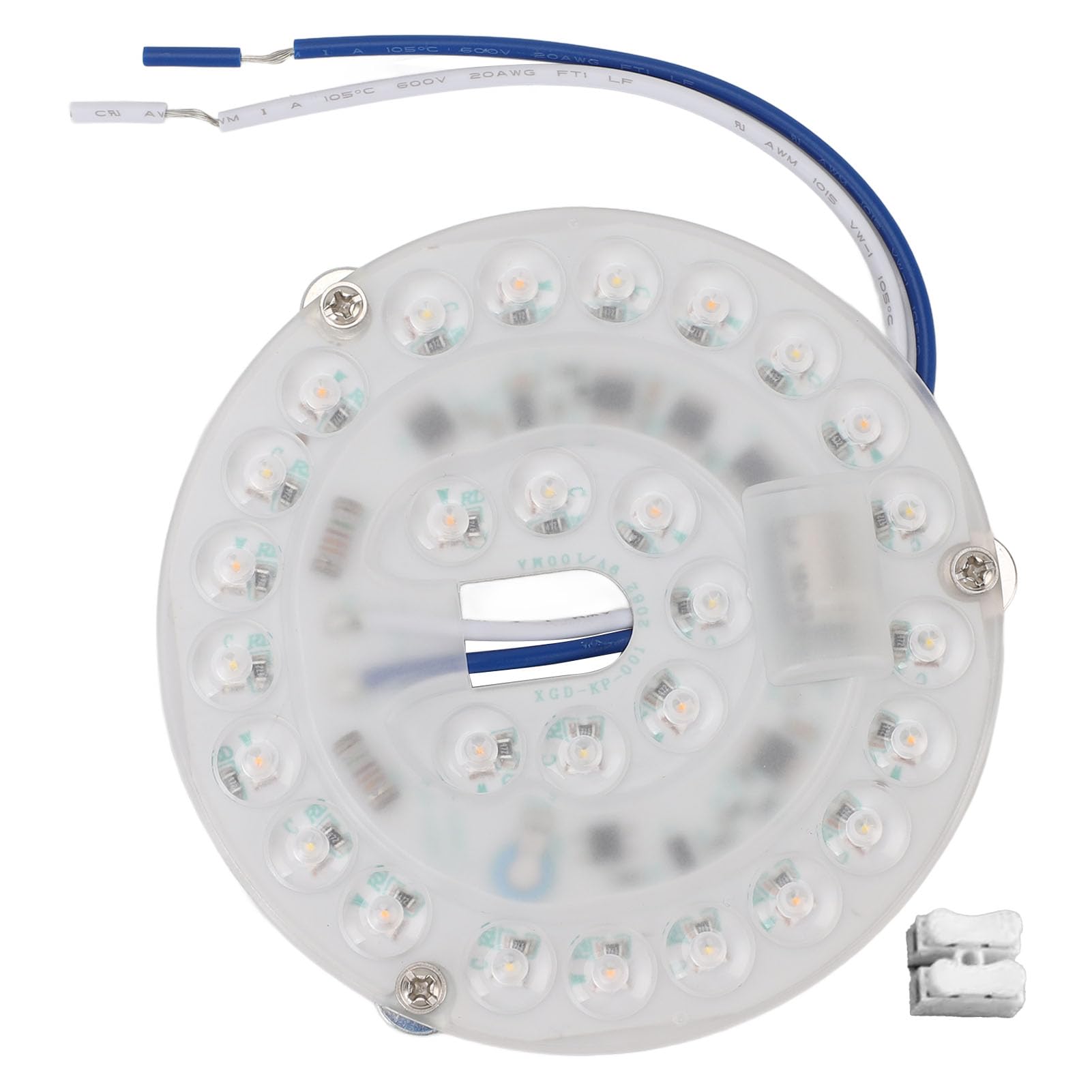 4 Inch Ceiling Fan LED Light Retrofit Kit – 15W, 3CCT (3000K/4000K/6000K), Dimmable, Magnetic Attachment, 120V
